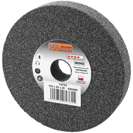 Richmann KERAMINIS ŠLIFAVIMO DISKAS 125 x 20 X 20 95A60K 1 Richmann KERAMINIS ŠLIFAVIMO DISKAS 125 x 20 X 20 95A60K 1