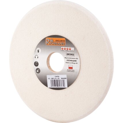 Richmann KERAMINIS ŠLIFAVIMO DISKAS GALANDIMUI 200x8x32 99A60K 1 Richmann KERAMINIS ŠLIFAVIMO DISKAS GALANDIMUI 200x8x32 99A60K 1