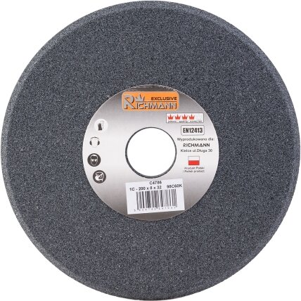 Richmann KERAMINIS ŠLIFAVIMO DISKAS GALANDIMUI 200x8x32 Juodas 98C60K Richmann KERAMINIS ŠLIFAVIMO DISKAS GALANDIMUI 200x8x32 Juodas 98C60K