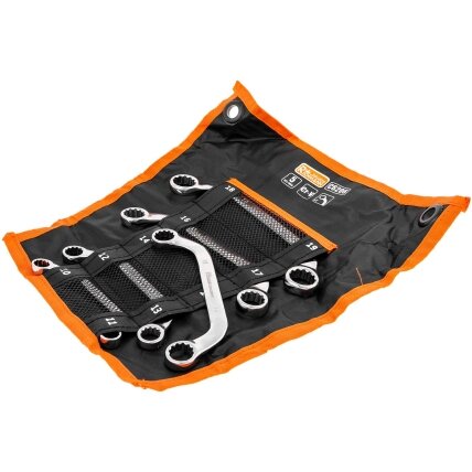 Richmann Lenkti raktai 10 mm - 19 mm, 5 vnt. 1 Richmann Lenkti raktai 10 mm - 19 mm, 5 vnt. 1