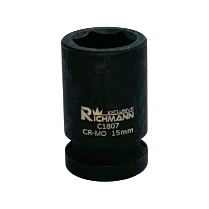 Richmann Smūginė galvutė 15 mm 1/2" trumpa 2