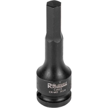 Richmann Smūginė HEX galvutė 1/2' H10x78 mm Richmann Smūginė HEX galvutė 1/2' H10x78 mm
