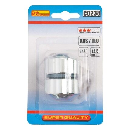 Richmann Žarnos sujungimas ABS/ALU 1/2" 2 Richmann Žarnos sujungimas ABS/ALU 1/2" 2
