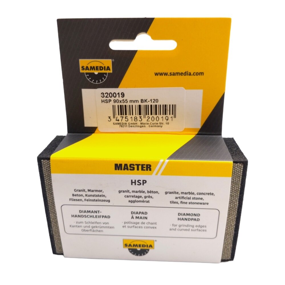 Samedia Šlifavimo padas HSP 90x55 mm BK-120 1