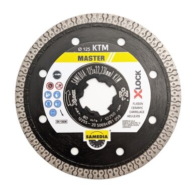 Samedia Deim. d. „SAMEDIA" KTM 125x22,2/1,4 mm X-Lock