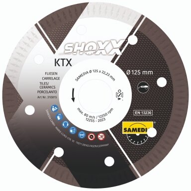 Samedia Deim. dis. „SAMEDIA" KTX 115x22/1,3