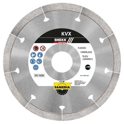 Samedia DEIMANTINIS DISKAS SAMEDIA KVX 115X22/1,5 MM 1 Samedia DEIMANTINIS DISKAS SAMEDIA KVX 115X22/1,5 MM 1