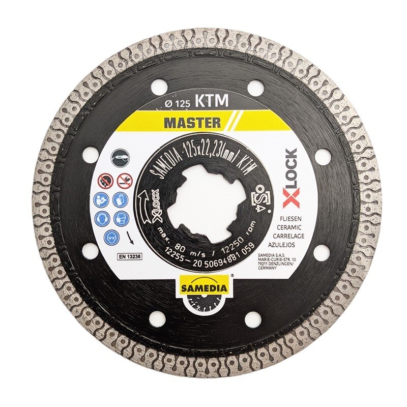 Samedia Deim. d. „SAMEDIA" KTM 125x22,2/1,4 mm X-Lock Samedia Deim. d. „SAMEDIA" KTM 125x22,2/1,4 mm X-Lock