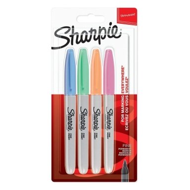 Sharpie Mark. rink. „Sharpie" pastel. sp. 4 vnt.