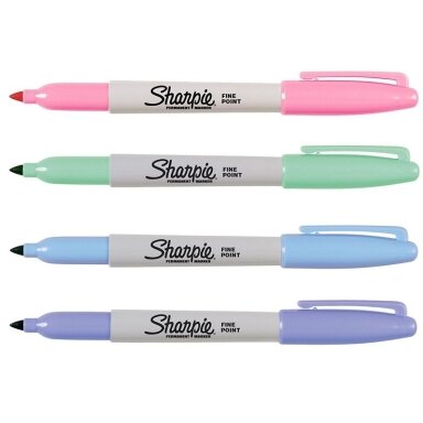 Sharpie Mark. rink. „Sharpie" pastel. sp. 4 vnt.