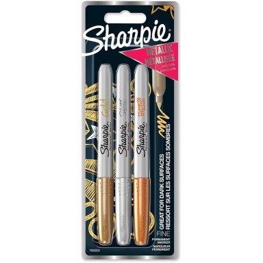Sharpie METALLIC markerių rik. auksinė/sidabrinė/bonzinė