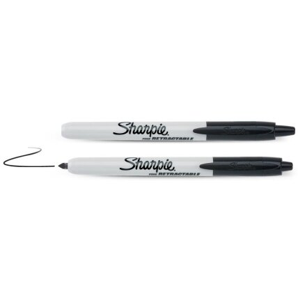 Sharpie Mark. „Sharpie" RETRACTABLE juod. sp. Sharpie Mark. „Sharpie" RETRACTABLE juod. sp.
