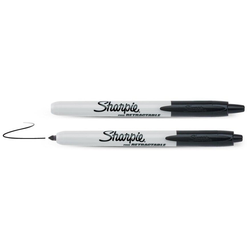 Sharpie Mark. „Sharpie" RETRACTABLE juod. sp. 1 Sharpie Mark. „Sharpie" RETRACTABLE juod. sp. 1