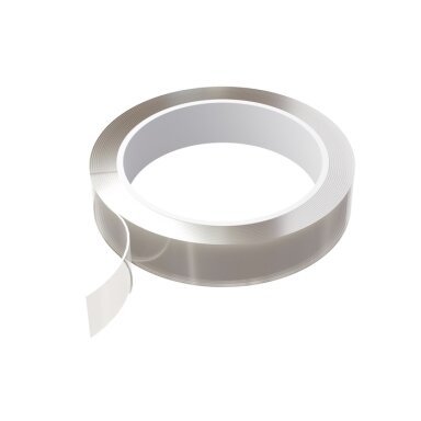 Skaidri dvipusė akrilo juosta 19mm x 2m