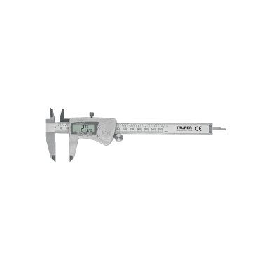 Skaitmeninis slankmatis. Tikslumas 0,01mm. Minimalus matuojamas storis 0,01mm, didžiausias matuojamas storis 150mm Truper®