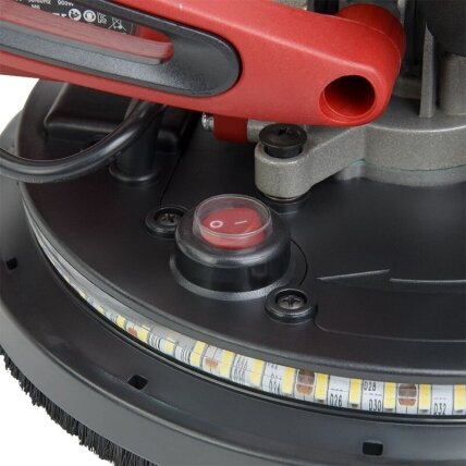 Šlifuoklis luboms ir sienoms su nutraukimu 215mm 900W 230V 5