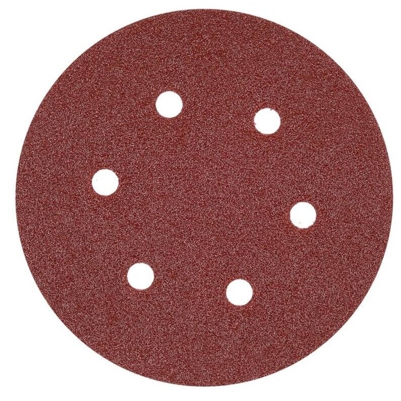 Šlifavimo popierius 150mm (6 skylių) (50vnt) 1 Šlifavimo popierius 150mm (6 skylių) (50vnt) 1