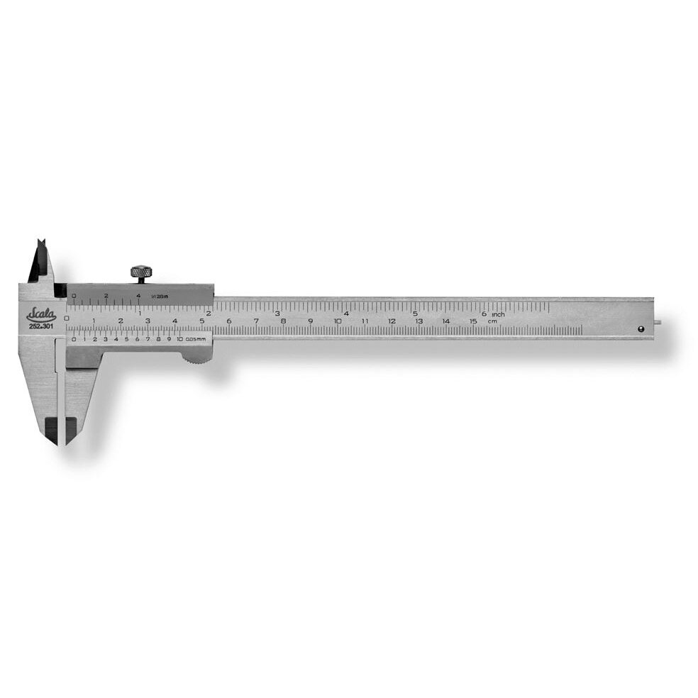 Slankmatis "252" 150mm 0,05mm 1/128", Scala Slankmatis "252" 150mm 0,05mm 1/128", Scala