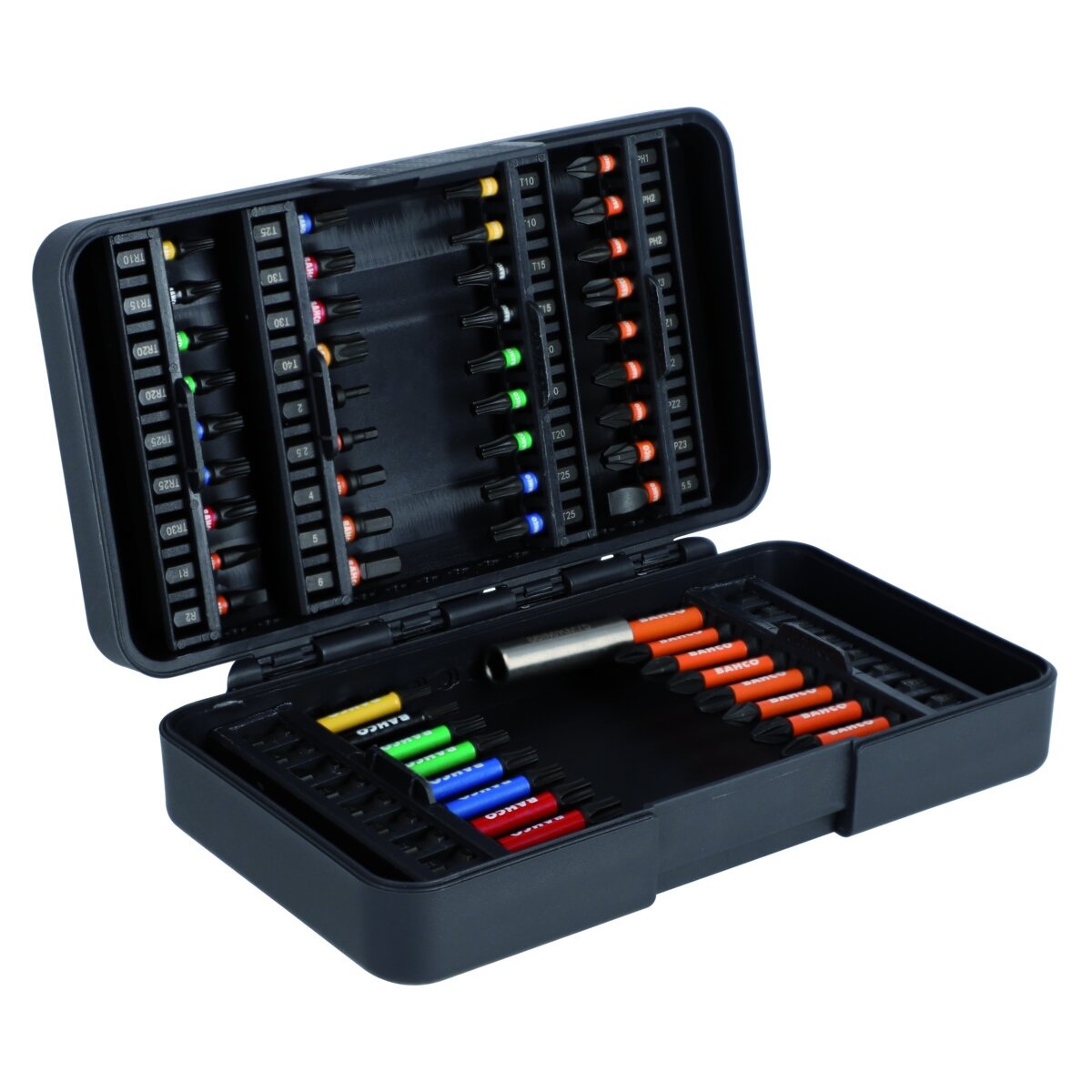 Smūginių antgalių rinkinys Phillips/Pozidriv/TORX 54 Pcs