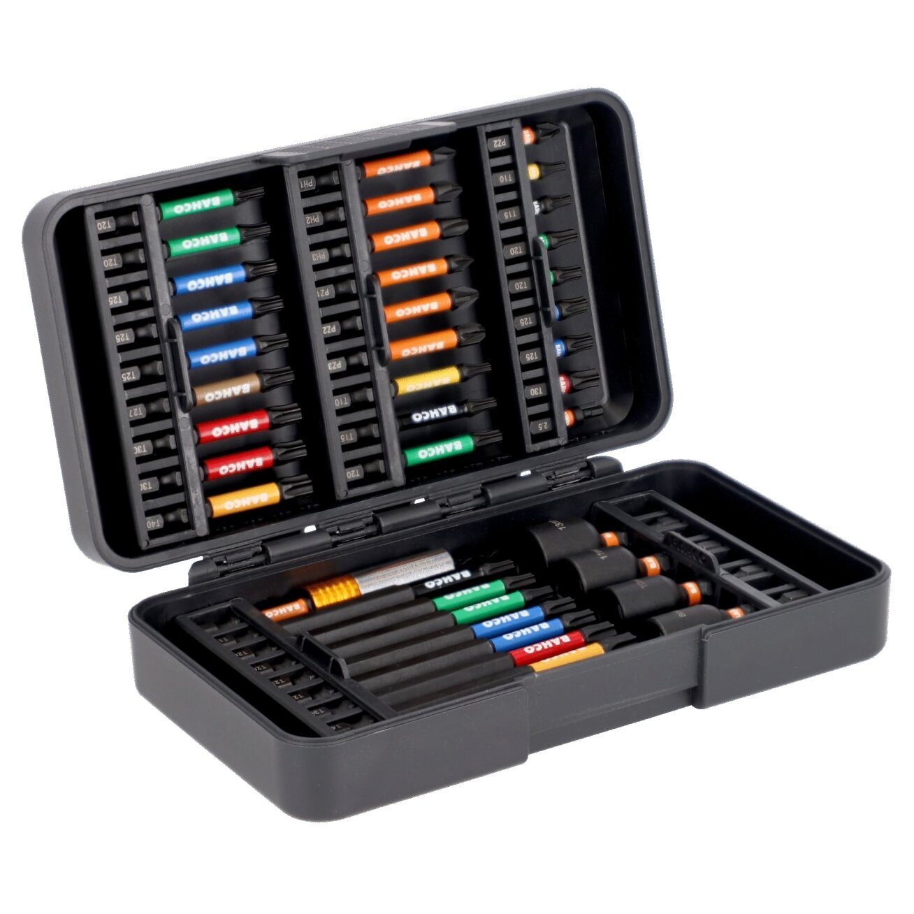 Smūginių antgalių rinkinys Phillips/Pozidriv/TORX 40 Pcs Smūginių antgalių rinkinys Phillips/Pozidriv/TORX 40 Pcs