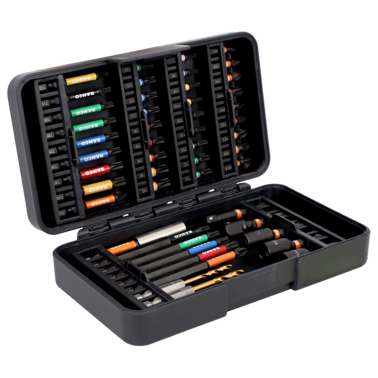 Smūginių antgalių rinkinys Phillips/Pozidriv/TORX 54 Pcs Smūginių antgalių rinkinys Phillips/Pozidriv/TORX 54 Pcs