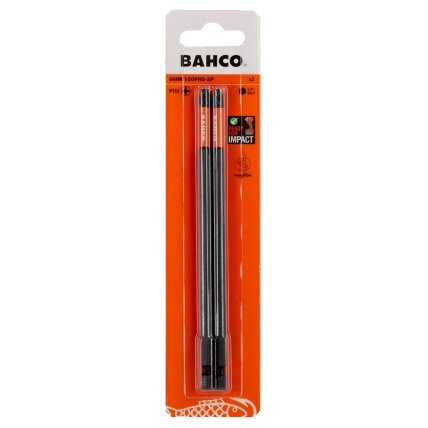 Smūginiai antgaliai Bahco 66IM PH2 150mm , 2vnt blisteris Smūginiai antgaliai Bahco 66IM PH2 150mm , 2vnt blisteris