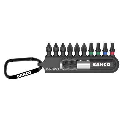 Smūginių antgalių rinkinys 25mm, 11vnt, su karabinu, PH,PZ,TORX + laikiklis Smūginių antgalių rinkinys 25mm, 11vnt, su karabinu, PH,PZ,TORX + laikiklis