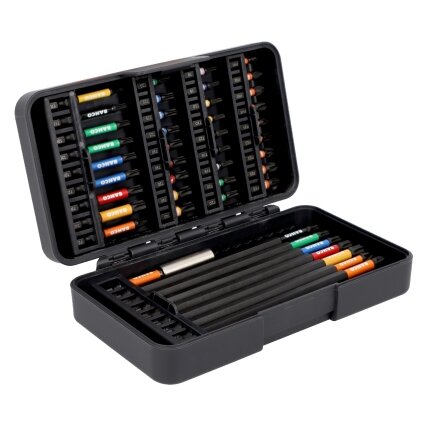 Smūginių antgalių rinkinys Phillips/Pozidriv/TORX 44 Pcs Smūginių antgalių rinkinys Phillips/Pozidriv/TORX 44 Pcs