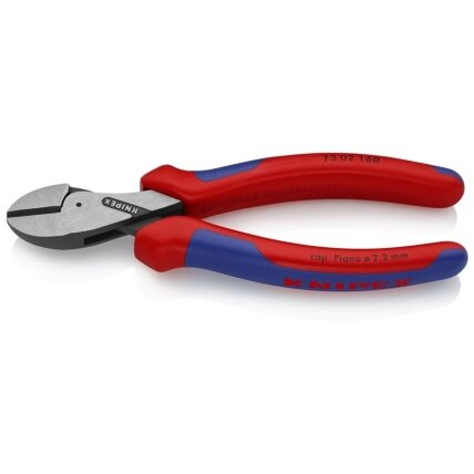 Šoninio kirpimo replės 160mm X-Cut KNIPEX Šoninio kirpimo replės 160mm X-Cut KNIPEX