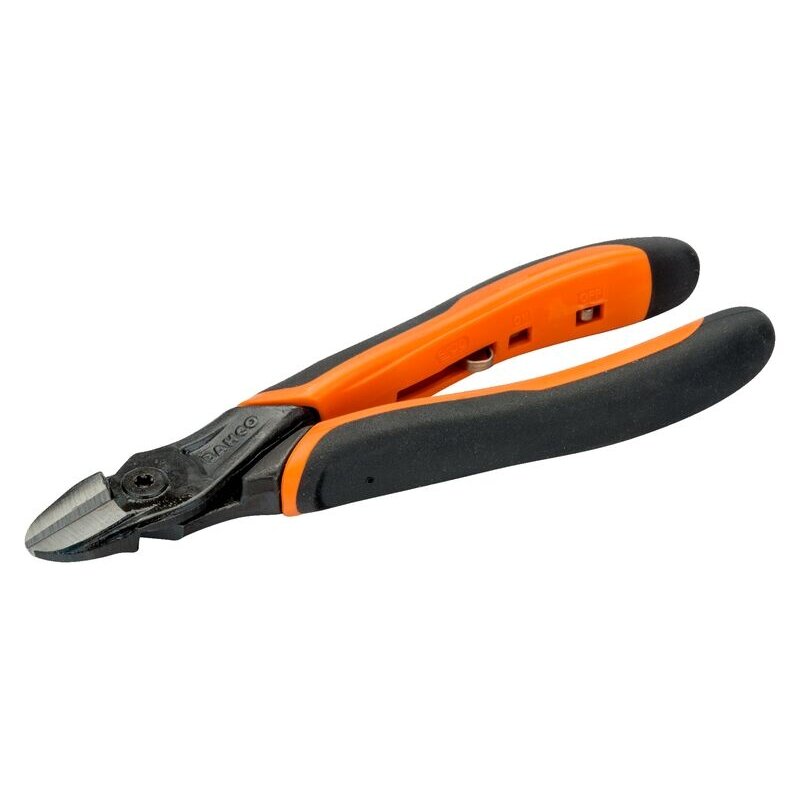 Šoninio kirpimo replės Bahco ERGO™ 160mm ypač kietai vielai Šoninio kirpimo replės Bahco ERGO™ 160mm ypač kietai vielai