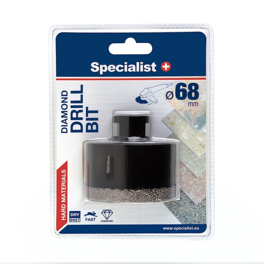 Specialist+ SPECIALIST+ deimantinis grąžtas D68 M14 Specialist+ SPECIALIST+ deimantinis grąžtas D68 M14
