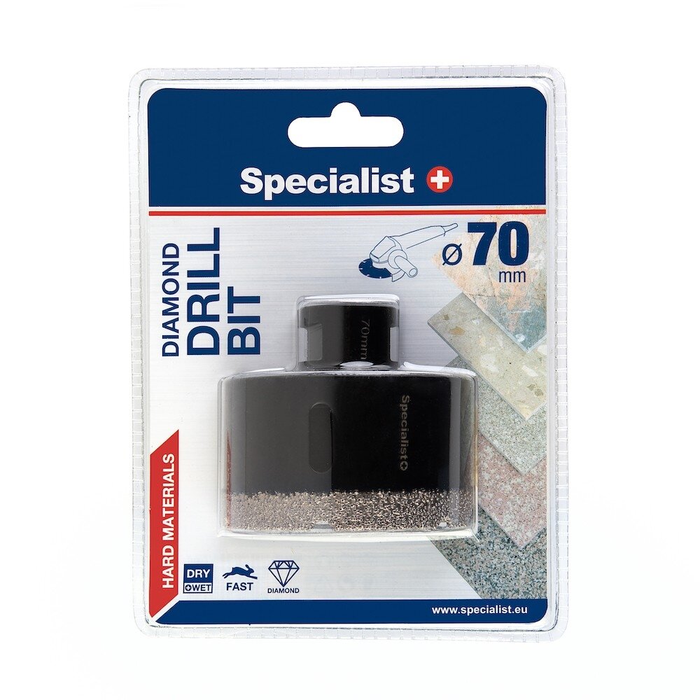 Specialist+ SPECIALIST+ deimantinis grąžtas D70 M14