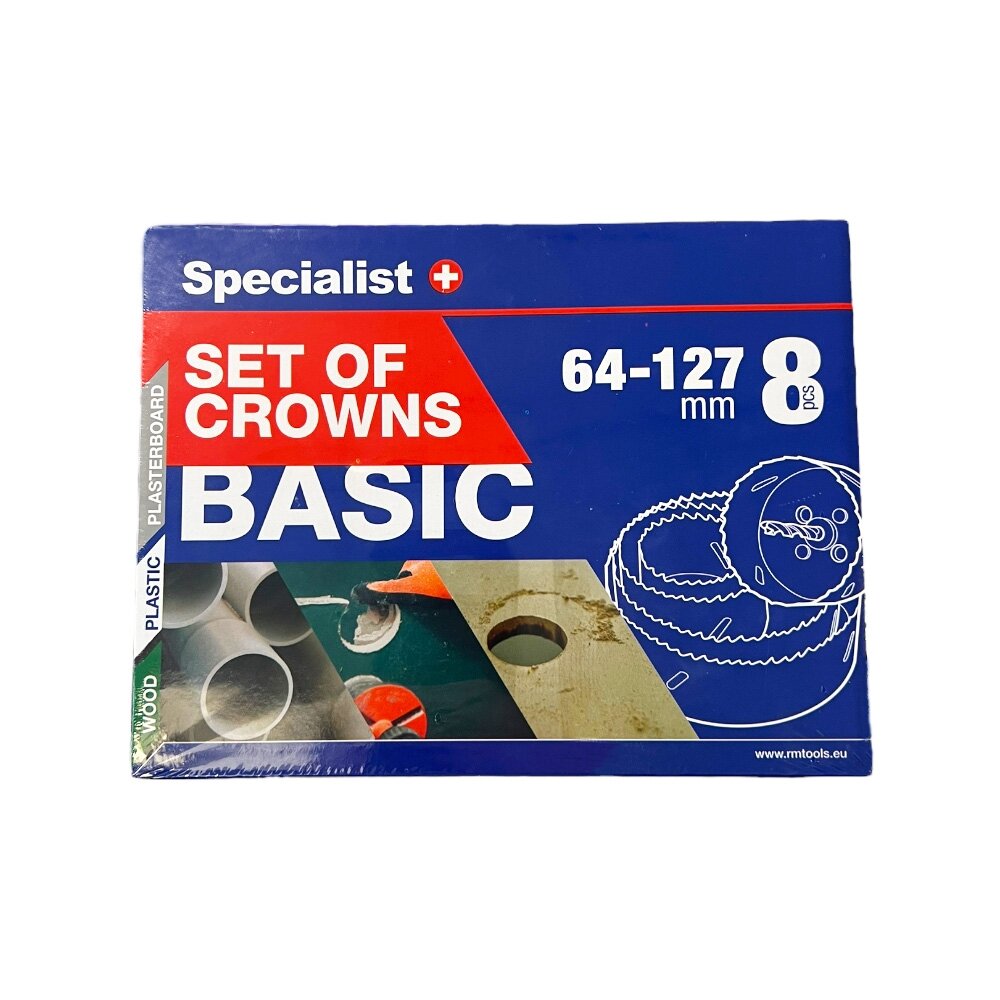 Specialist+ SPECIALIST+ gręžimo karūnų rinkinys, 8 vnt. Specialist+ SPECIALIST+ gręžimo karūnų rinkinys, 8 vnt.