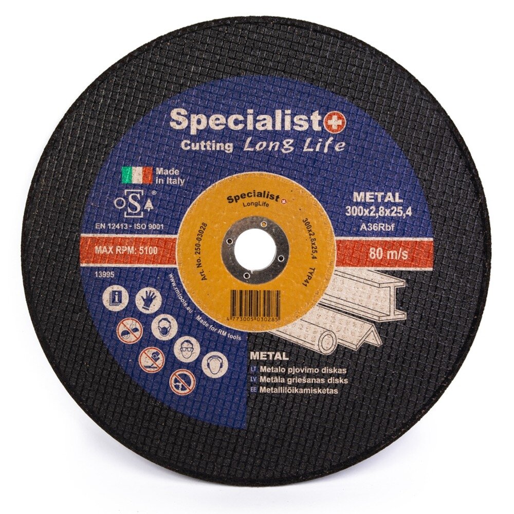 Specialist+ SPECIALIST+ metalo pj.diskas, 300x2,8x25,4 mm 3