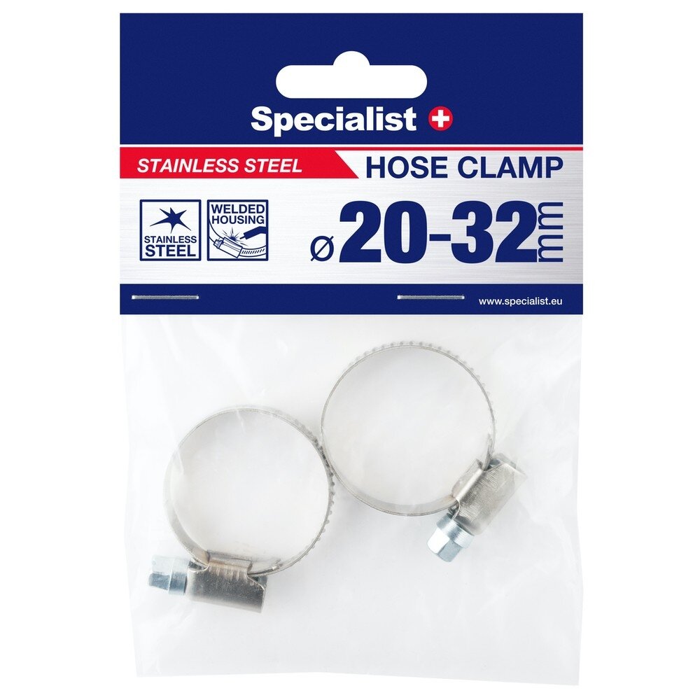 Specialist+ SPECIALIST+ nerūd. pl. sąvarža, 20-32 mm, 2vnt. 1 Specialist+ SPECIALIST+ nerūd. pl. sąvarža, 20-32 mm, 2vnt. 1