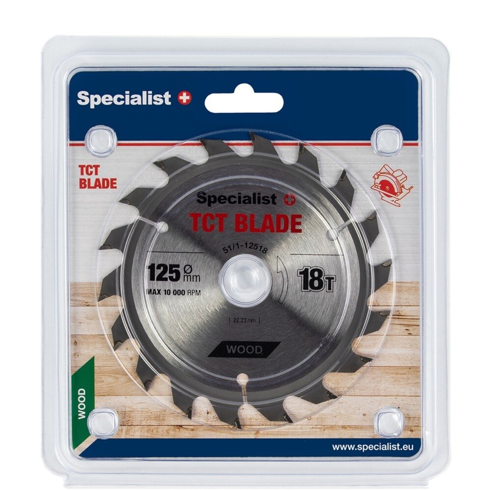 Specialist+ SPECIALIST+ pjovimo diskas, 125x18Tx22 mm 5