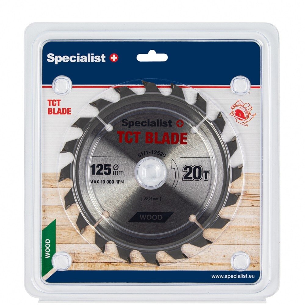 Specialist+ SPECIALIST+ pjovimo diskas, 125x20Tx22 mm 5