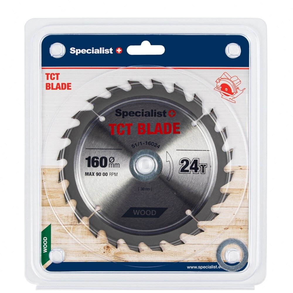 Specialist+ SPECIALIST+ pjovimo diskas, 160x24Tx30/20/16 mm 5 Specialist+ SPECIALIST+ pjovimo diskas, 160x24Tx30/20/16 mm 5
