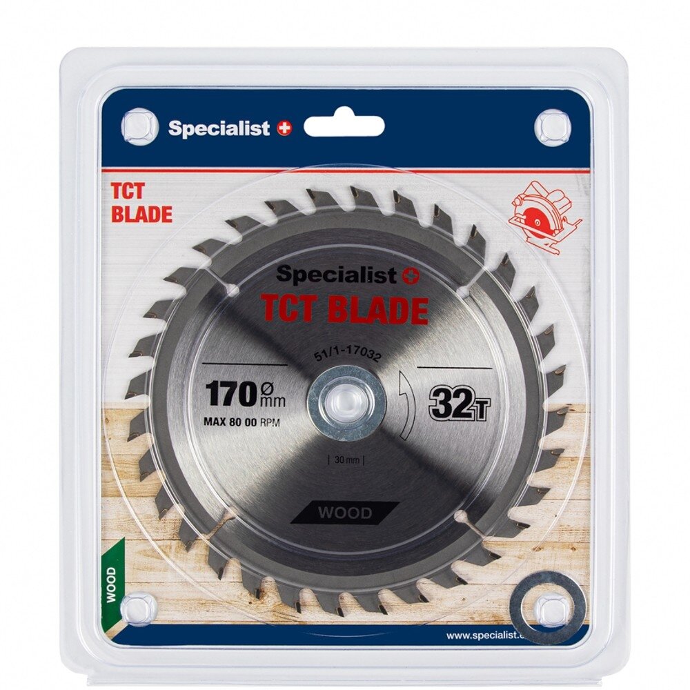 Specialist+ SPECIALIST+ pjovimo diskas, 170x32Tx30/20/16 mm Specialist+ SPECIALIST+ pjovimo diskas, 170x32Tx30/20/16 mm