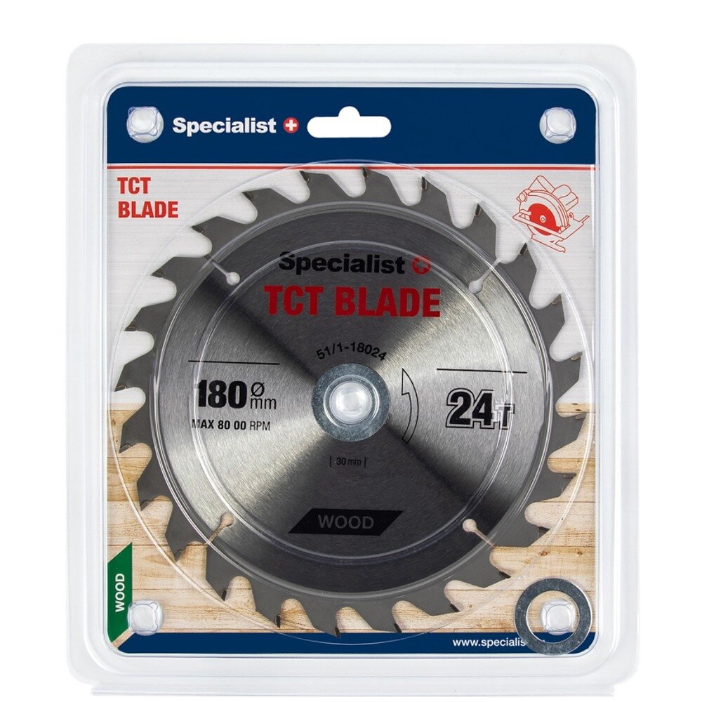 Specialist+ SPECIALIST+ pjovimo diskas, 180x24Tx30/20/16 mm Specialist+ SPECIALIST+ pjovimo diskas, 180x24Tx30/20/16 mm