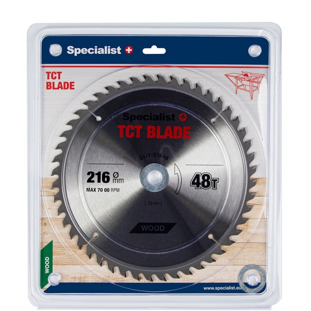Specialist+ SPECIALIST+ pjovimo diskas, 216 mmx48Tx30/20/16 mm 5