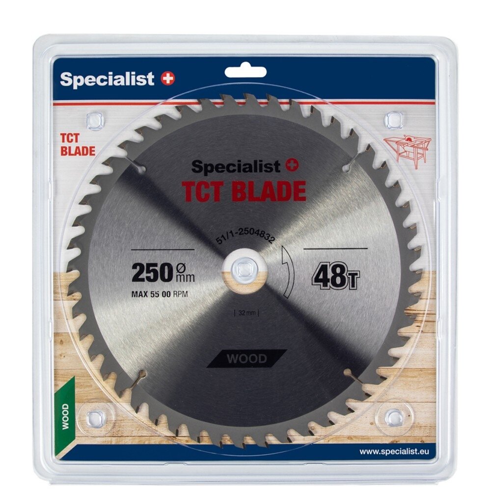 Specialist+ SPECIALIST+ pjovimo diskas, 250x48Tx32 mm 5