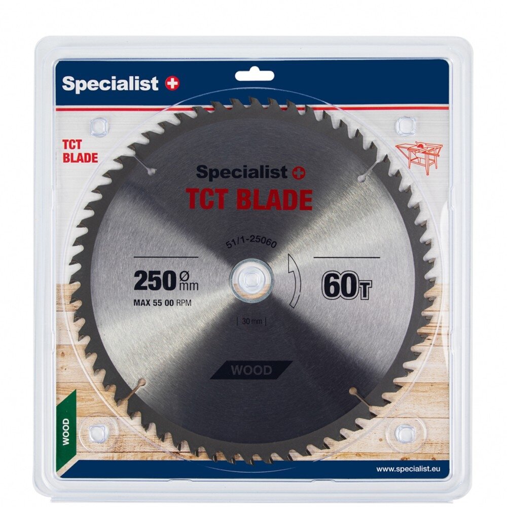 Specialist+ SPECIALIST+ pjovimo diskas, 250x60Tx30/20 mm