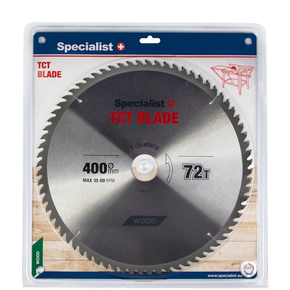 Specialist+ SPECIALIST+ pjovimo diskas, 400x72Tx50 mm Specialist+ SPECIALIST+ pjovimo diskas, 400x72Tx50 mm