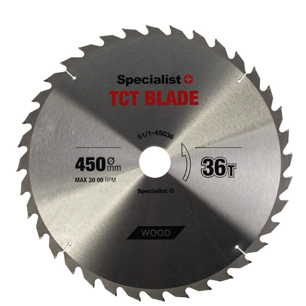 Specialist+ SPECIALIST+ pjovimo diskas, 450x36Tx50 mm Specialist+ SPECIALIST+ pjovimo diskas, 450x36Tx50 mm