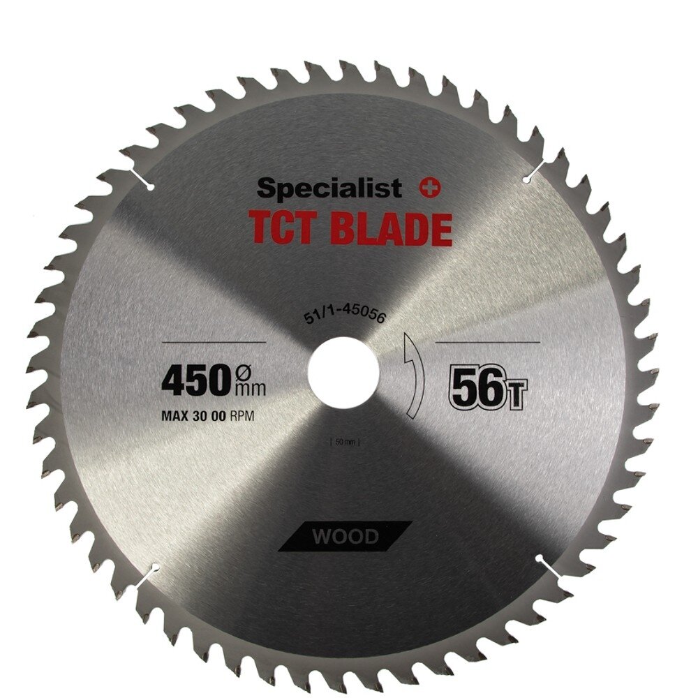 Specialist+ SPECIALIST+ pjovimo diskas, 450x56Tx50 mm Specialist+ SPECIALIST+ pjovimo diskas, 450x56Tx50 mm