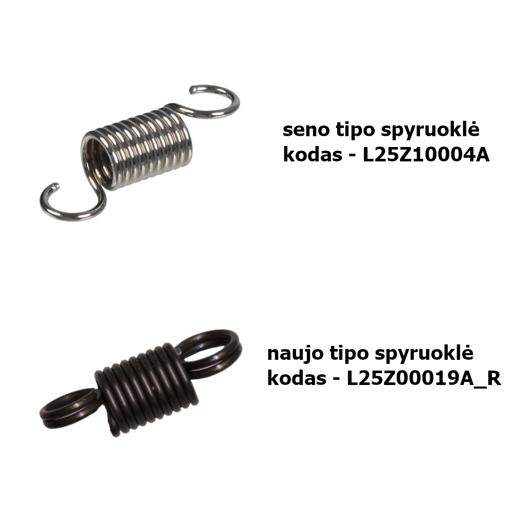 Spyruoklė bamperiui, rinkinys (L25Z00019A_R) 1
