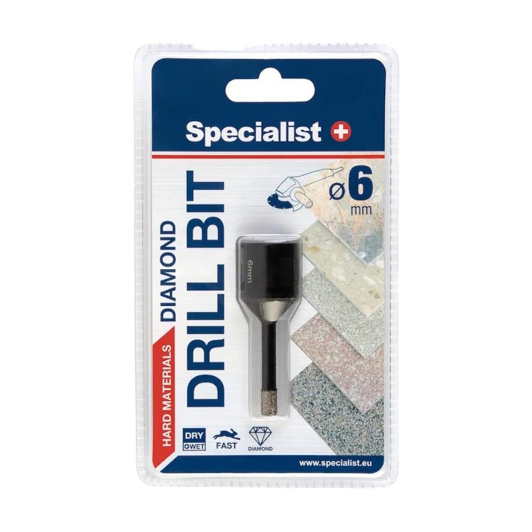 Specialist+ SPECIALIST+ deimantinis grąžtas D6 M14 6 Specialist+ SPECIALIST+ deimantinis grąžtas D6 M14 6