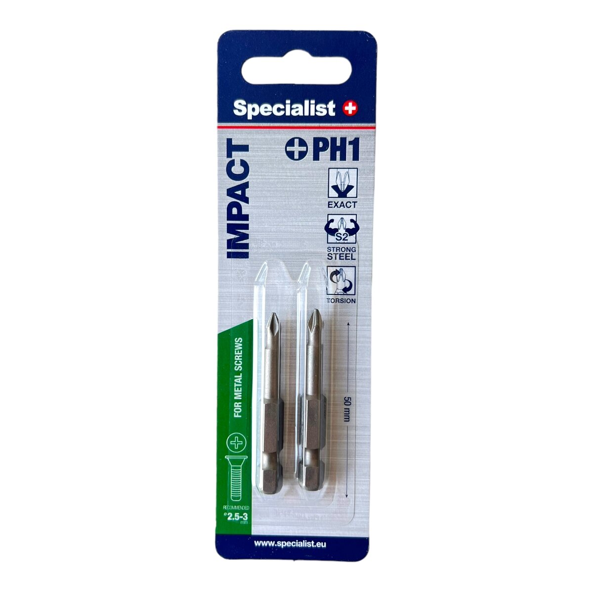 Specialist+ SPECIALIST+ antgalis PH1, 50 mm, 2 vnt.