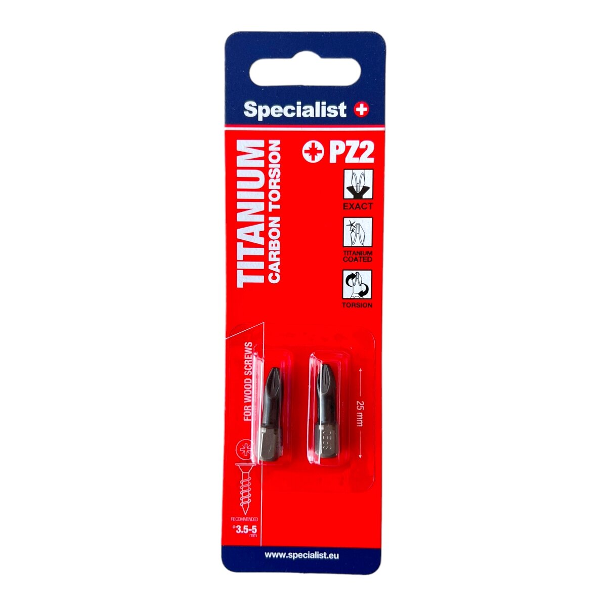 Specialist+ SPECIALIST+ antgalis TITAN CARBON PZ2, 25 mm, 2 vnt. Specialist+ SPECIALIST+ antgalis TITAN CARBON PZ2, 25 mm, 2 vnt.